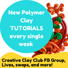 Load image into Gallery viewer, Passion for Polymer clay + the Creative Clay Club Digital magazine and PDF tutorials
